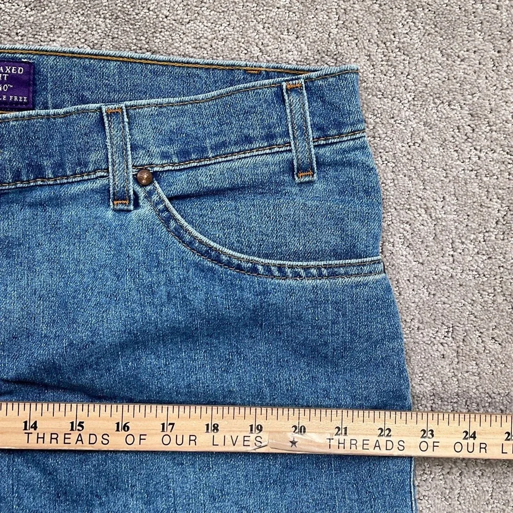 Levis 540 Jeans Men‎ 39W 31L Blue Relaxed Fit Brown Tab Denim Pants 90s